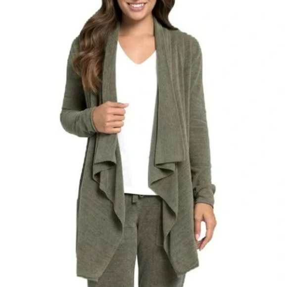 Barefoot Dreams Sweaters - Barefoot Dreams CozyChic Ultra Lite Cardigan Size L/XL